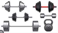 Dumbbells, Weight Plates, Weight Rods and Exercise Accessories  